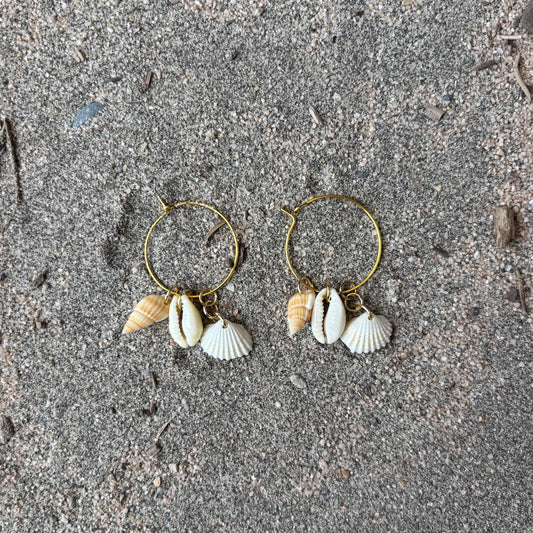 Boucles d’oreilles trésor des vagues